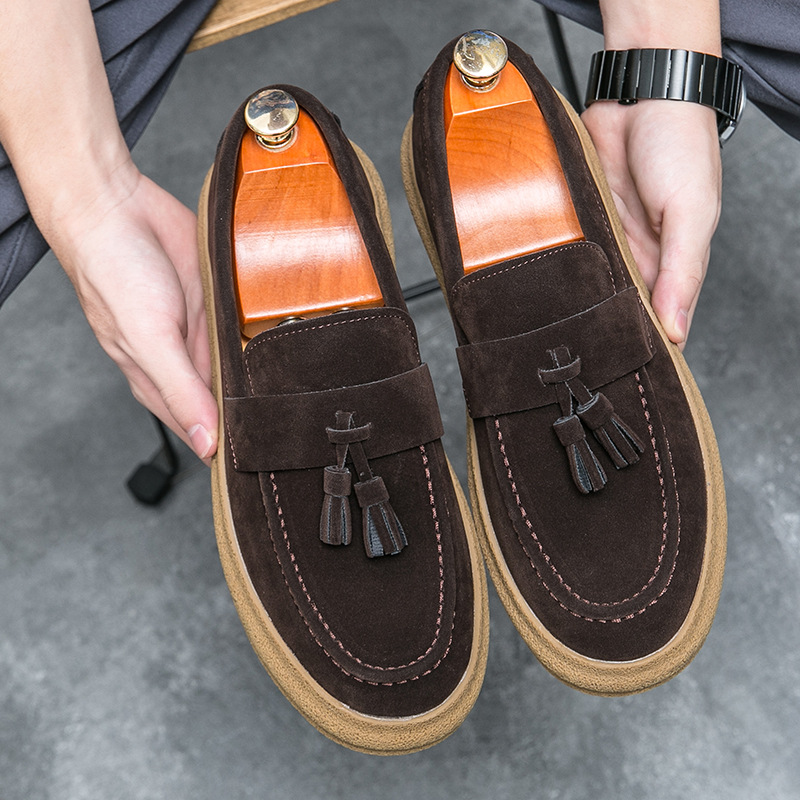 Tassel Detail Slip On Casual Loafers