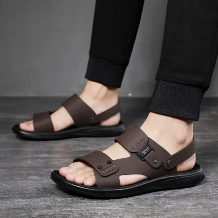 Outdoor Men's Leather Sandal