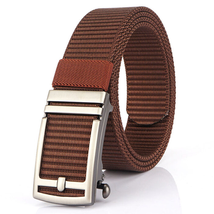 Men's Rectangular Automatic Buckle Belt