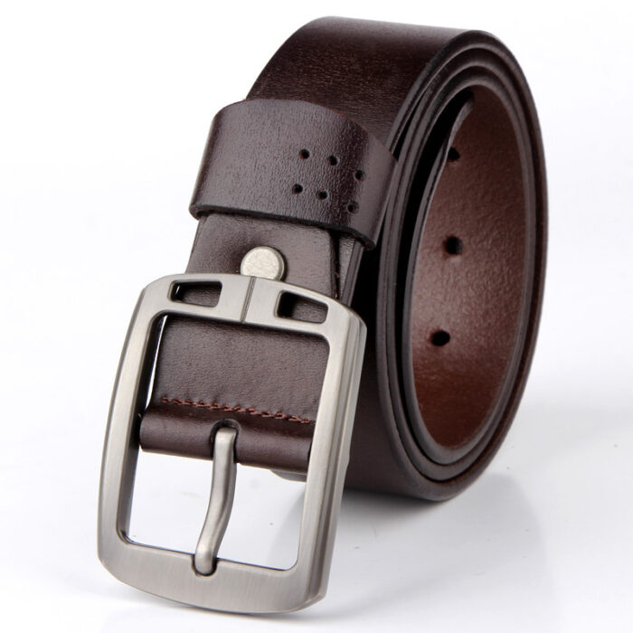 Premium Leather Men's Buckle Belt