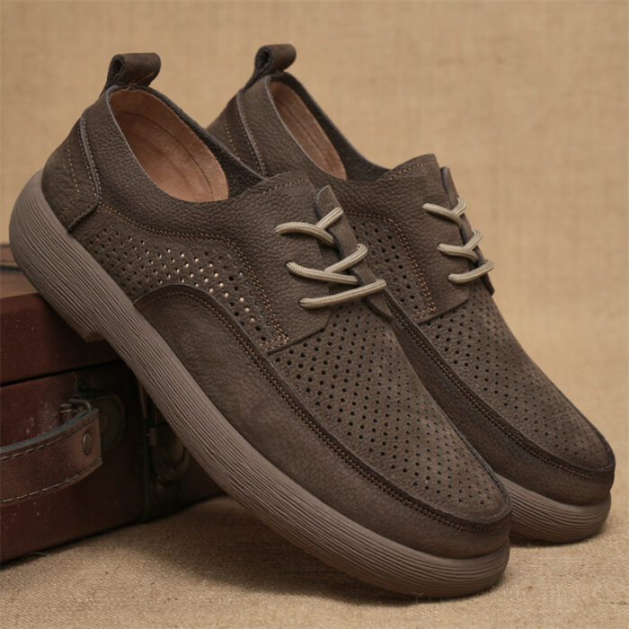 Genuine Cowhide Breathable Business Casual Shoes 