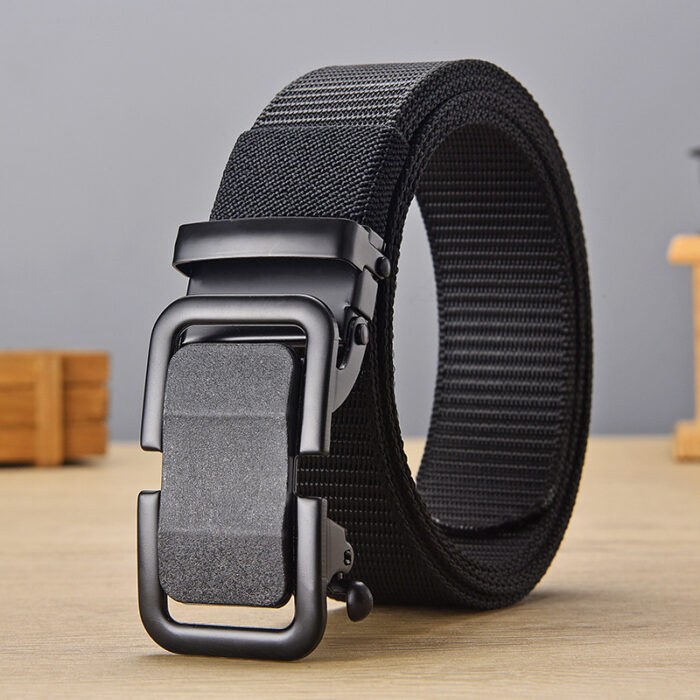 Men’s Outdoor Automatic Braided Buckle Belt