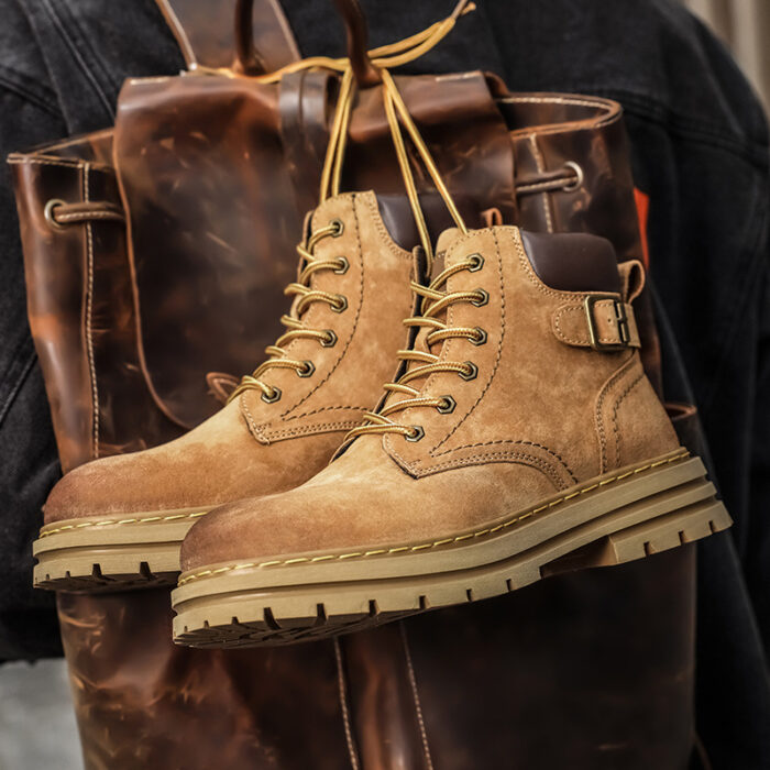 British Style Retro Combat Martin Boots