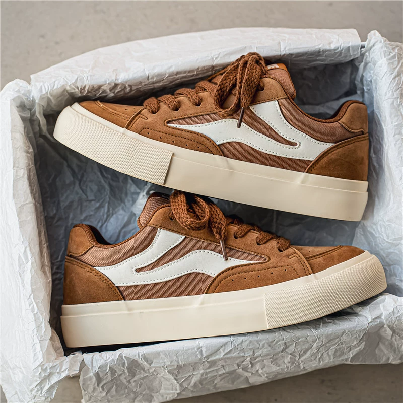 Breathable Men's Rubber-soled Low-top Sneakers