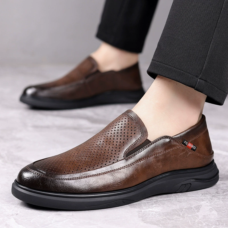 Easy Wear Round-Toe Hollow Slip-On Shoes