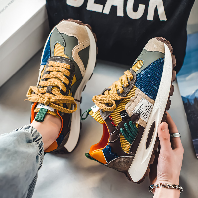 Breathable Running Thick Bottom Street Niche Trend Casual Shoes