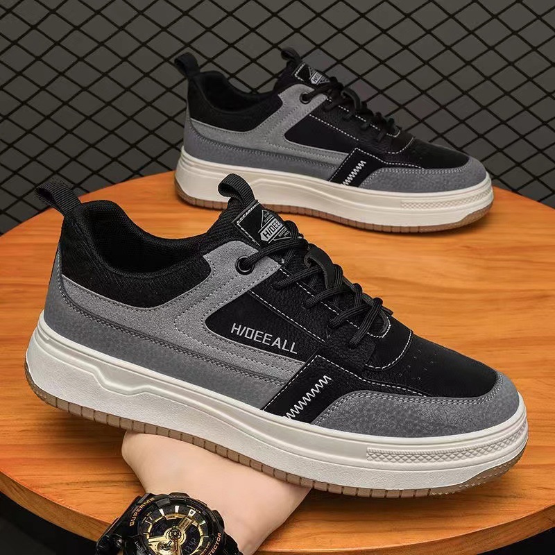 Breathable  Hong Kong Style Lightweight Soft Sole Sports Casual Shoes