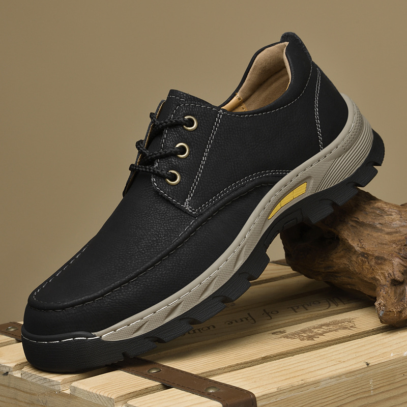 Genuine Leather Cowhide Outdoor Casual Shoes