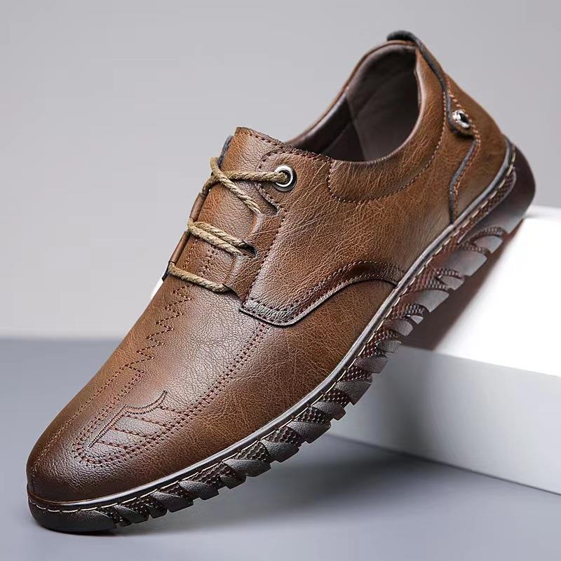 Comfortable Casual Soft Bottom Leather Shoes