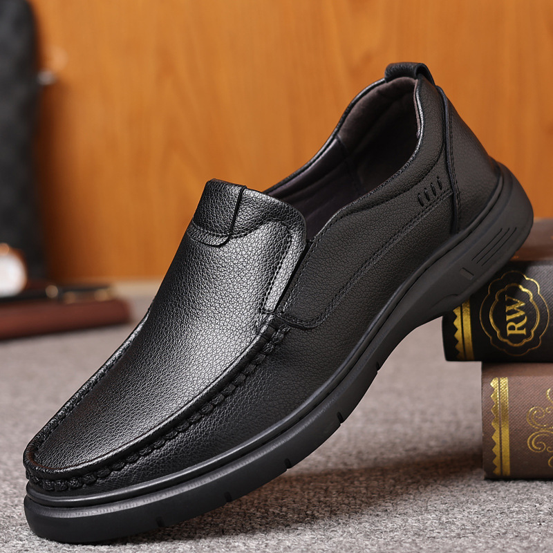 Genuine Leather and Soft Sole Men's Business Casual Shoes