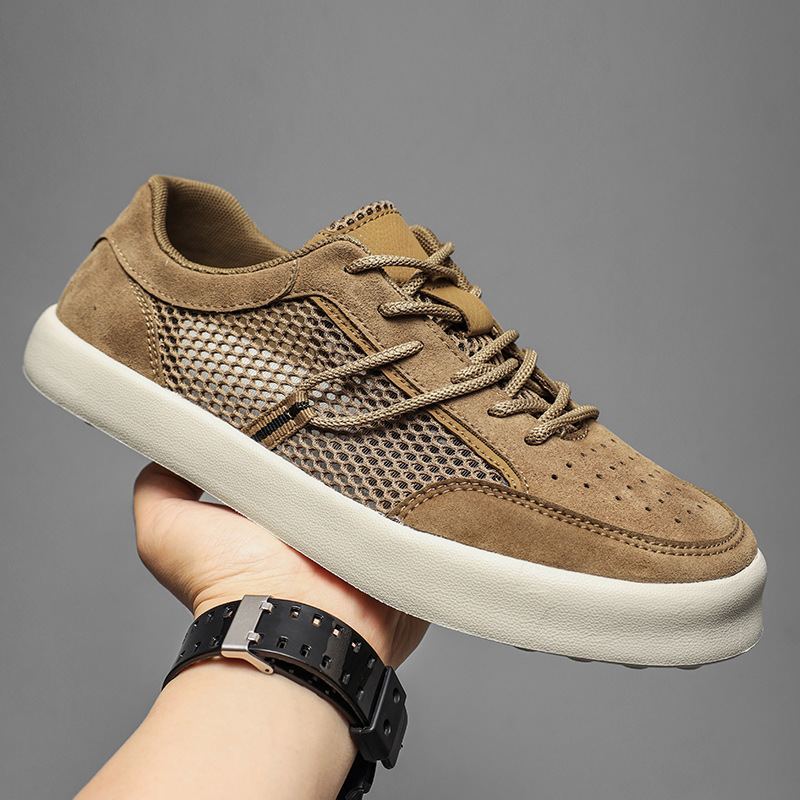 Breathable High Quality Suede Leather Soft Sole Casual Shoes 