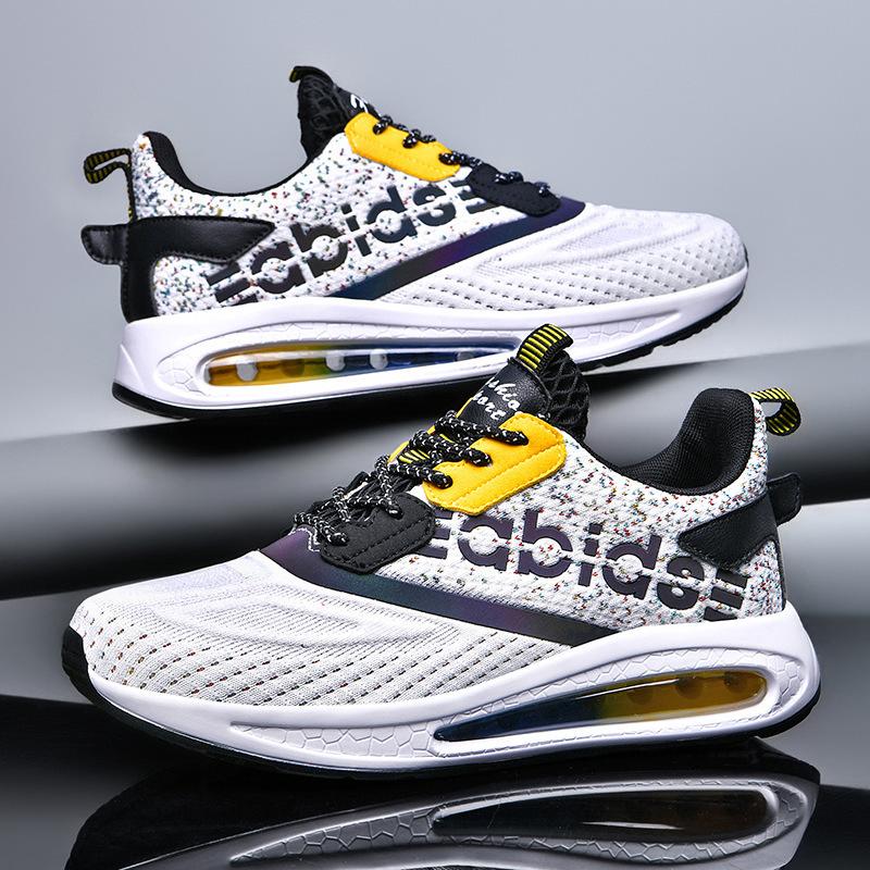 Breathable Air Cushion Comfortable Flying Woven Running Shoes