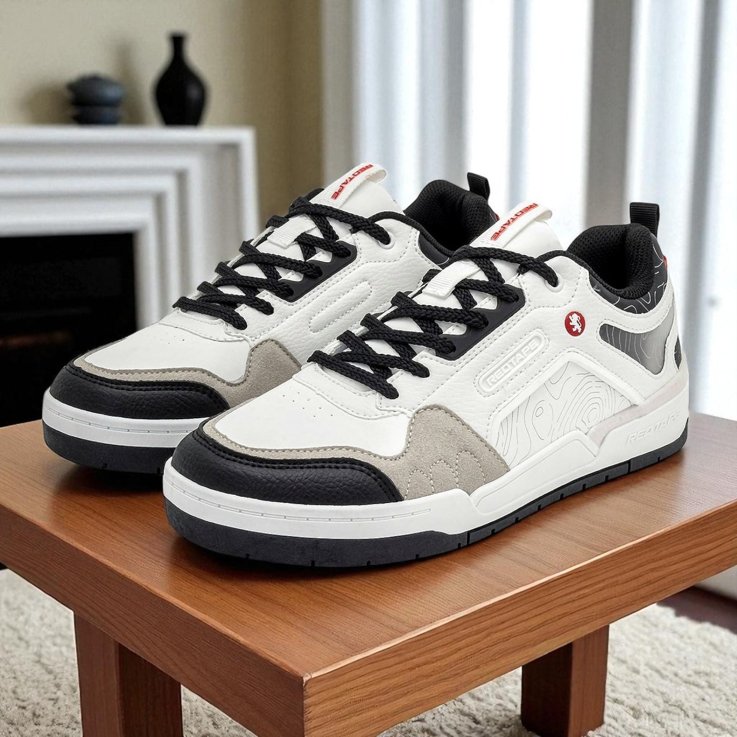 Casual Sneaker Shoes for Men Elegantly Rounded Front Soothing Insole