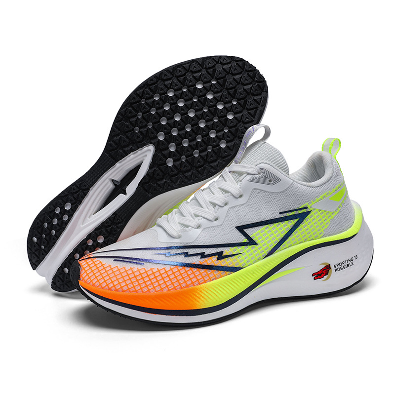 Men’s Breathable Carbon Plate Running Shoes