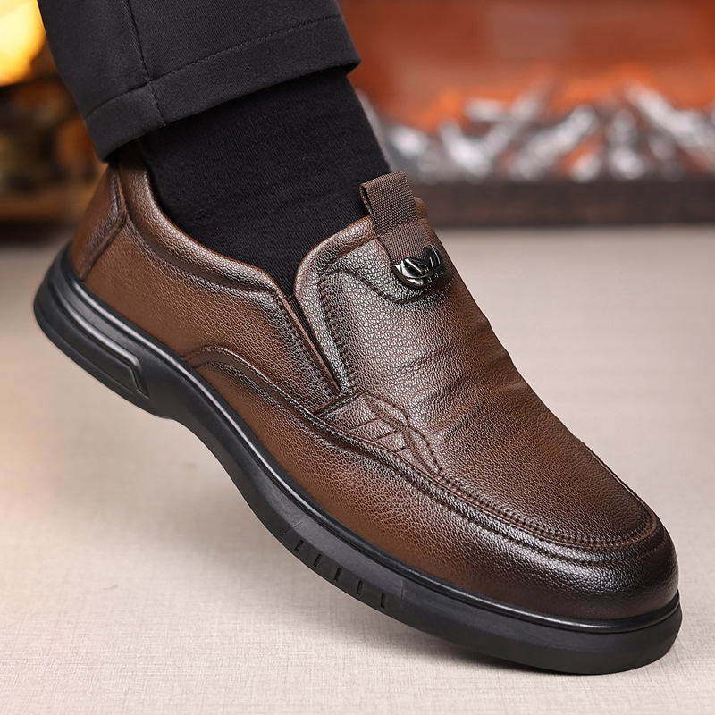 Men's Casual Slip On British Style Loafers Shoes