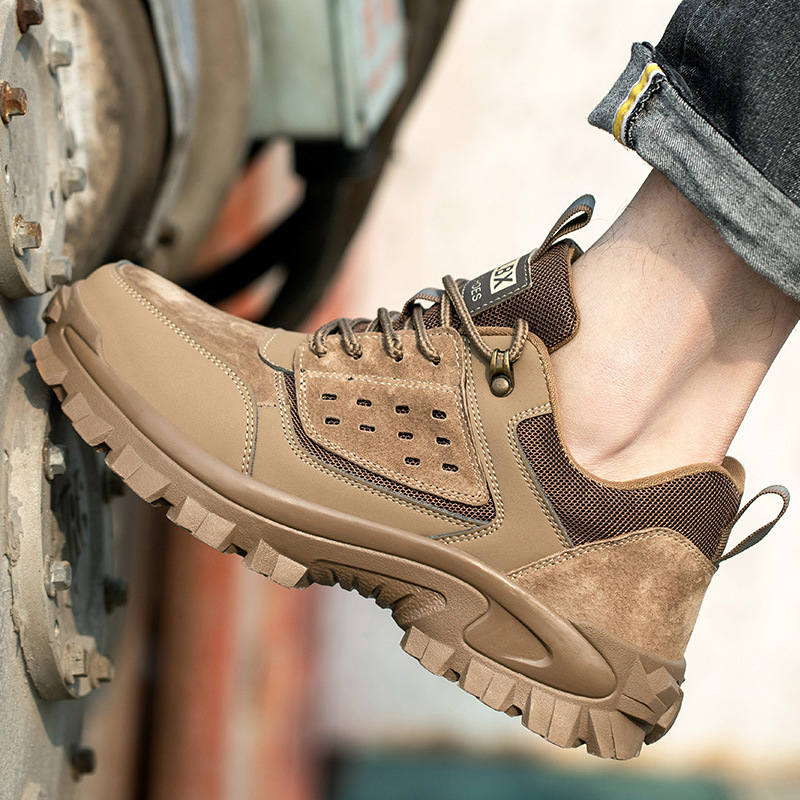 Trendy Men's Comfortable Protective Work Shoes