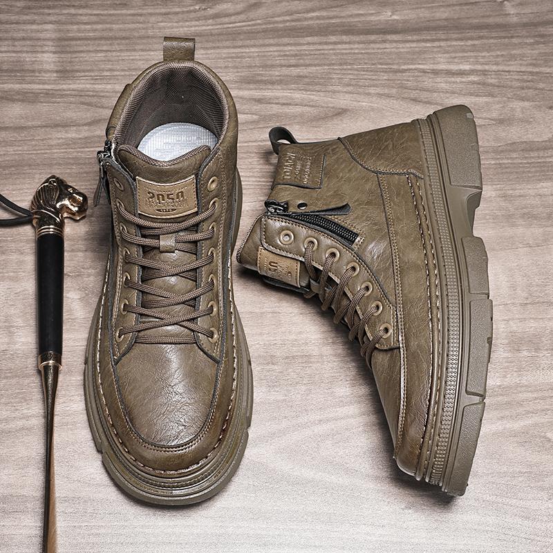 Durable Outdoor Martin Boots with Non Slip Rubber Sole