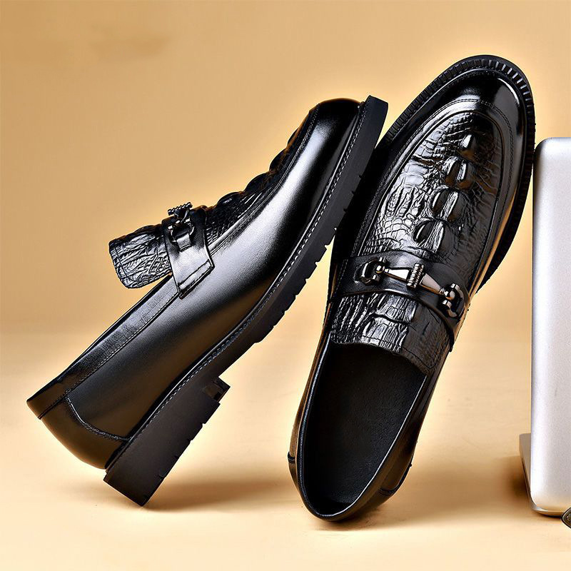 Men’s Slip On Business Thick Soled Formal Shoes