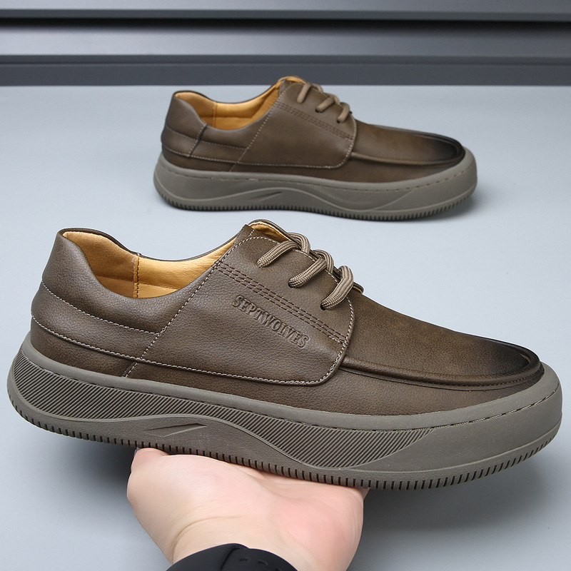 Men’s Chunky Sole Lace Up Casual Shoes