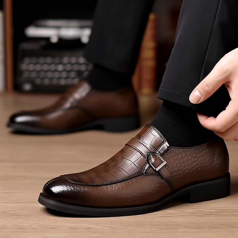 Round Toe Business Formal Shoes for Men