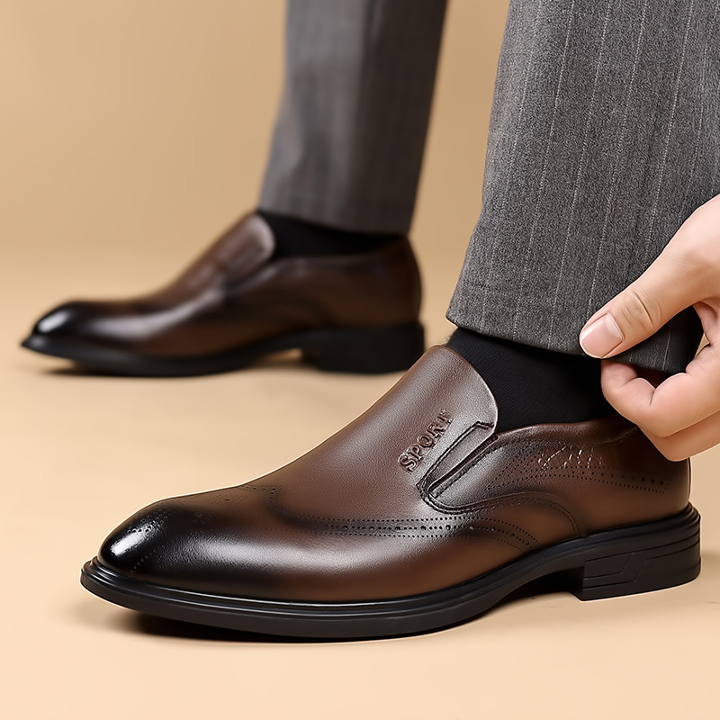 Comfort Fit Round Toe Men's Formal Shoes