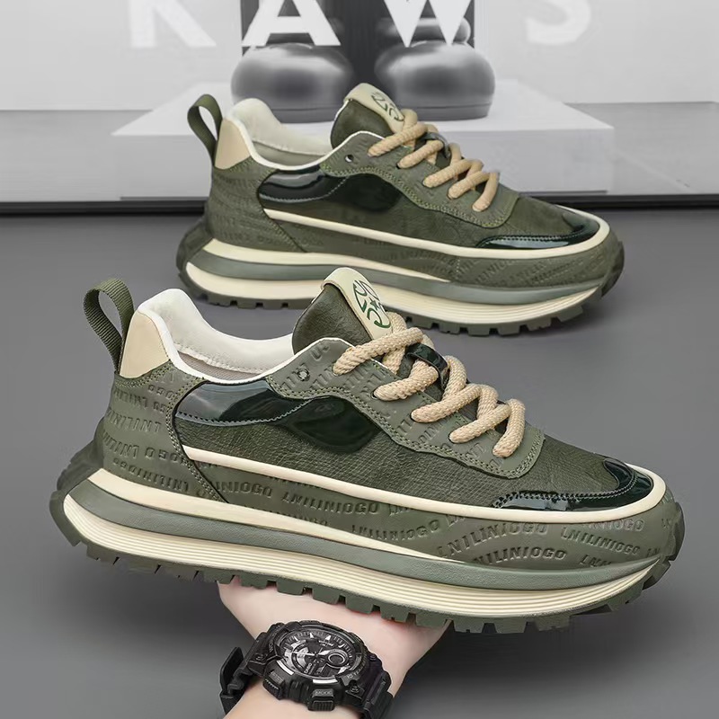 Men’s Chunky Sole Retro Style Casual Shoes