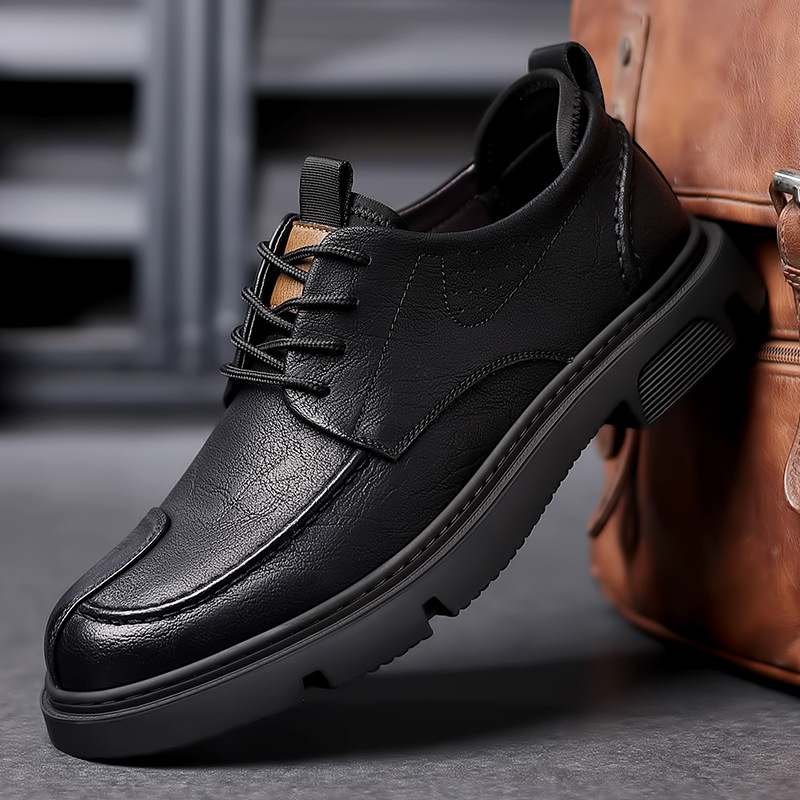 Men’s Durable Retro-Style Business Casual Shoes