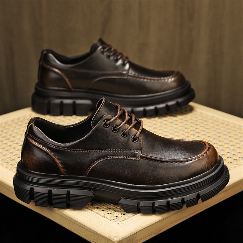 Men's Casual Lace-Up Derby Shoes