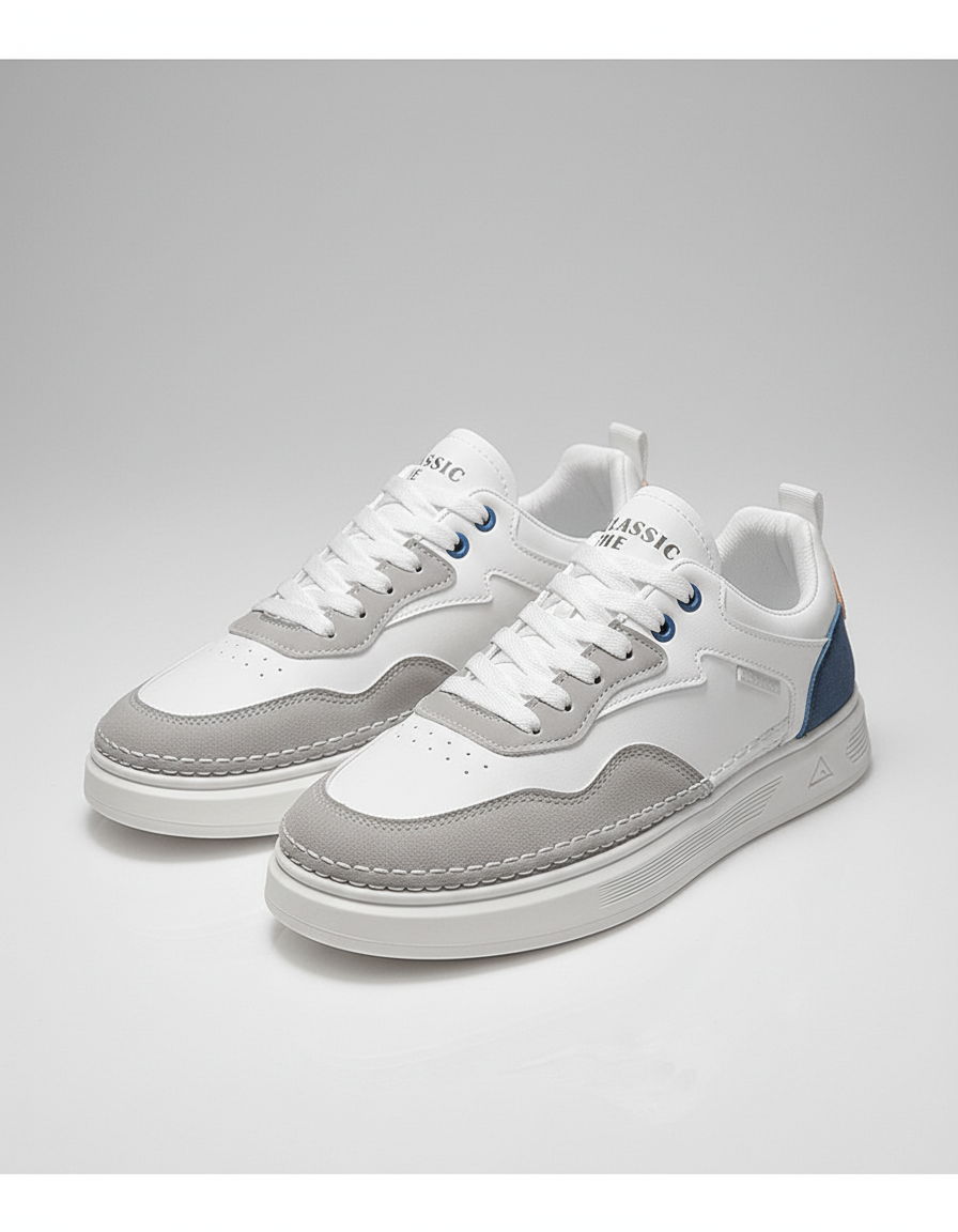 Versatile Men’s Fashion Slip-Ons in Grey