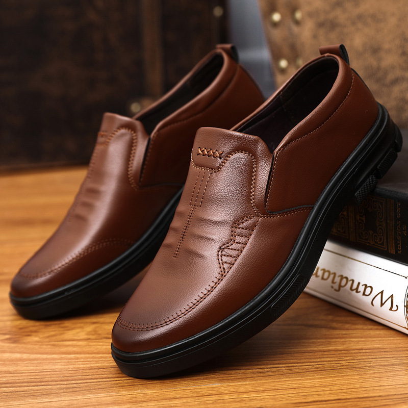 Men’s Simple Solid Color Smart Casual Loafers
