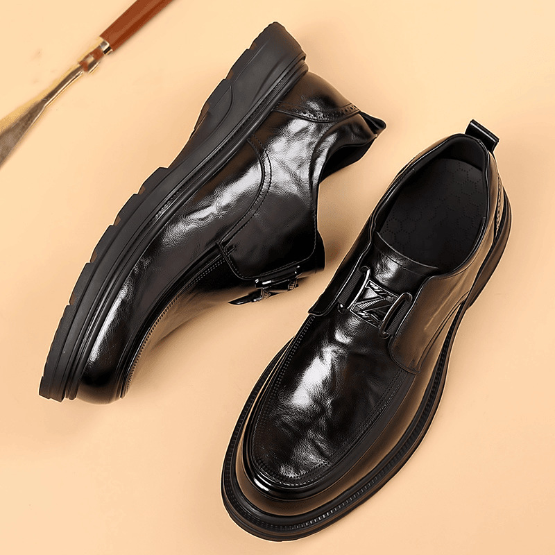 Men's Business Style Elevated Soft Sole Formal Shoes