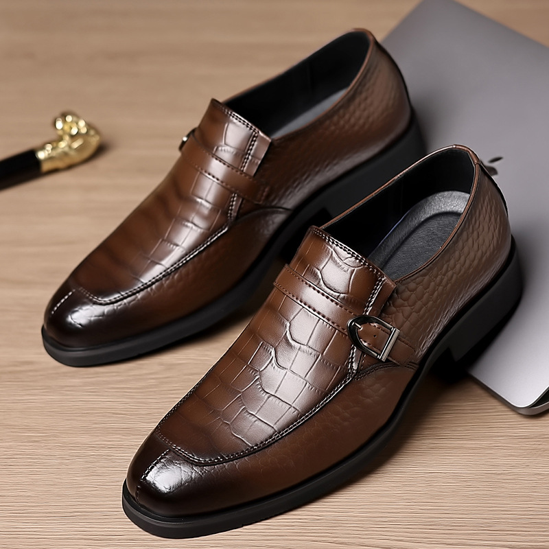 Round Toe Business Formal Shoes for Men