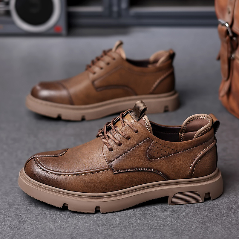 Men’s Durable Retro-Style Business Casual Shoes