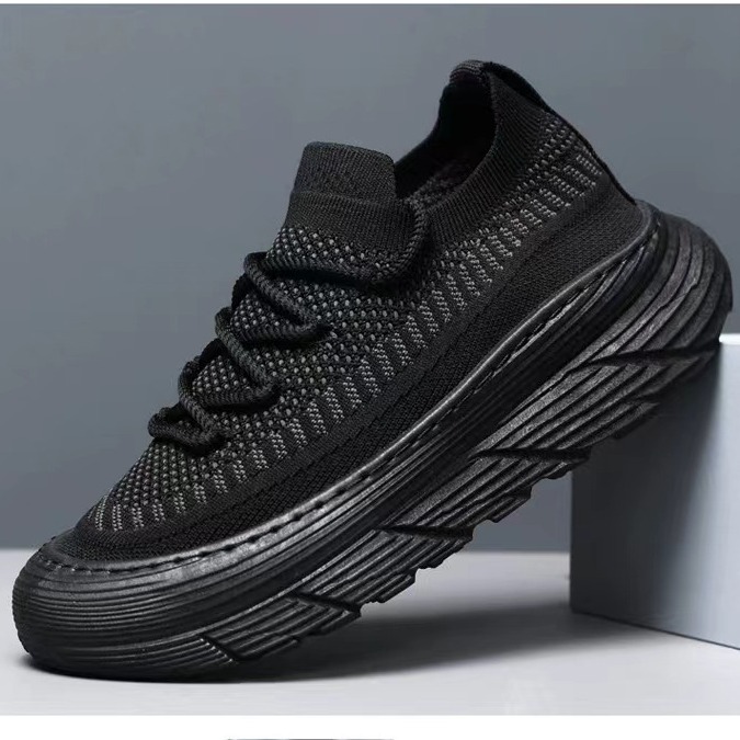 Men’s Breathable Mesh Bean Shoes with Lightweight Comfort