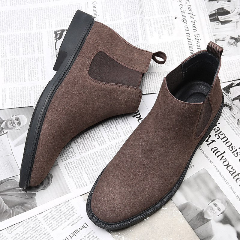 British Style Pointed Chelsea Boots