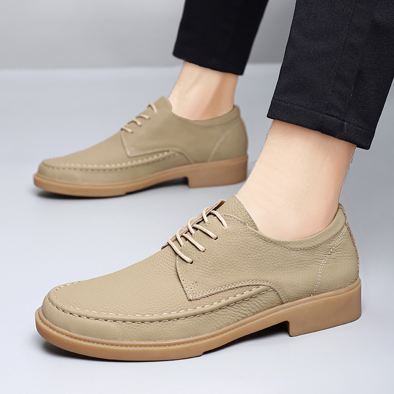 Men’s Retro Style Pointed Toe Business Shoes