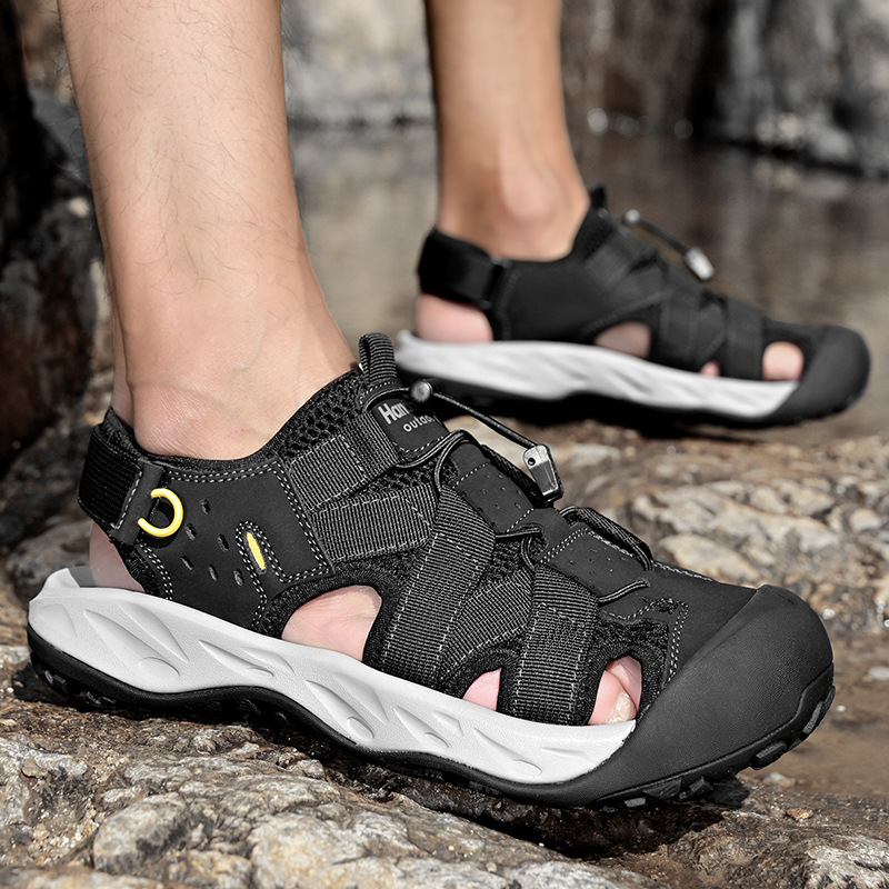 Comfortable Closed Toe Sporty Sandals