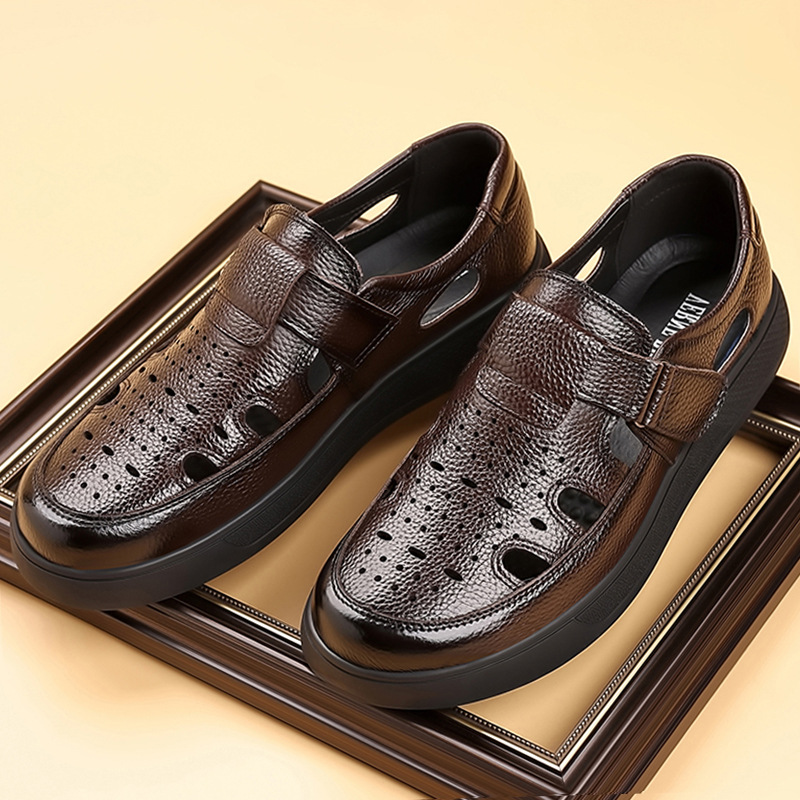 Men’s Breathable Velcro Strap Sandals