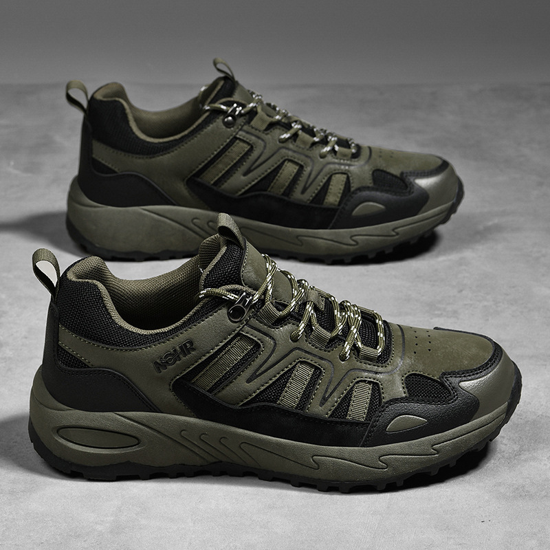 Men's Hiking Shoes with Breathable Mesh Panels