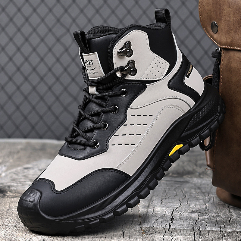 High Top Outdoor Shoes with Grippy Sole