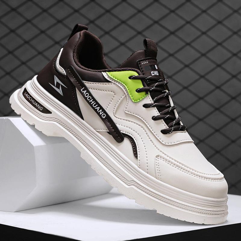 Wear Resistant Round Toe Lace Up Sports Shoes