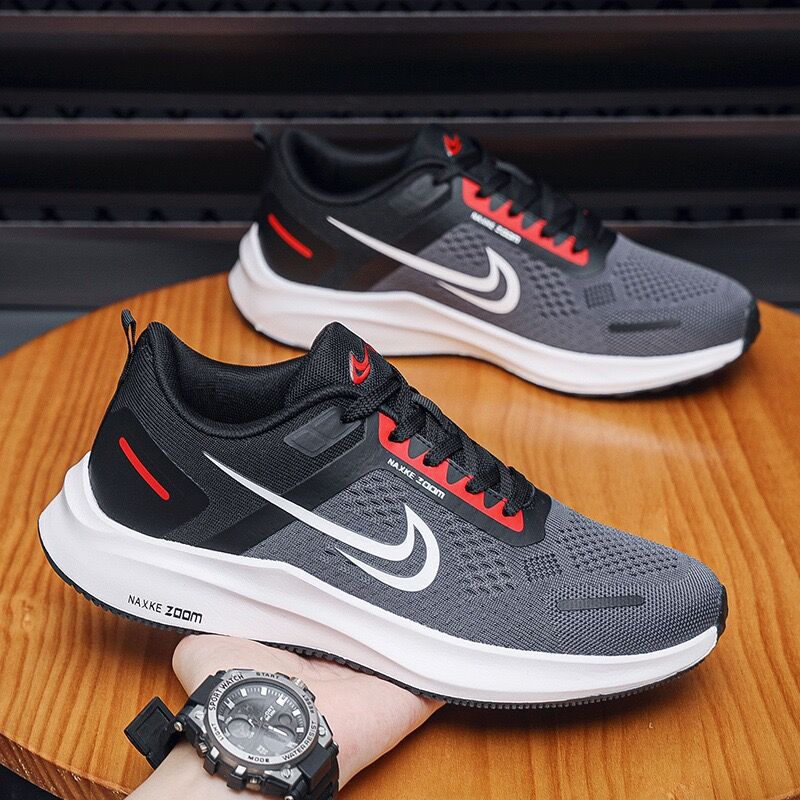 Comfortable Mesh Lace Up Running Shoes for Men