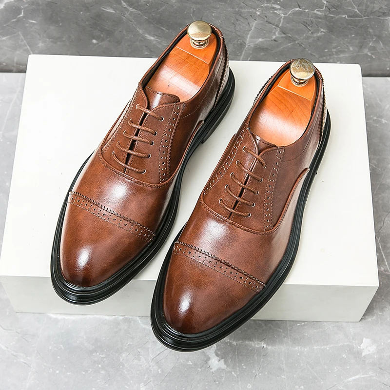 Premium Leather Soft Bottom Men's Formal Shoes