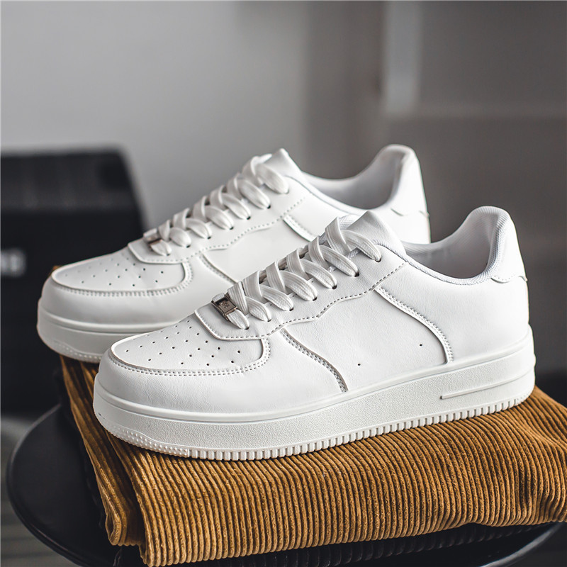 Premium Leather Low Top Sports Casual Shoes