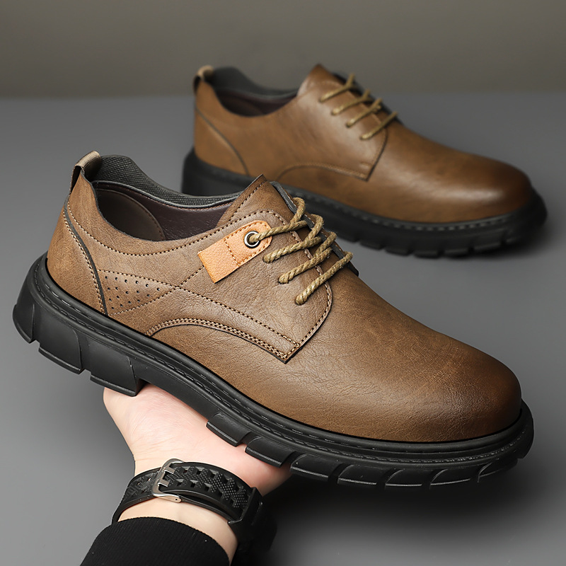 British Style Men's Premium Leather Casual Shoes