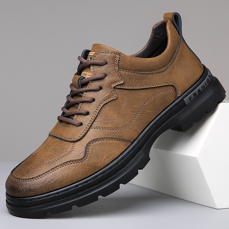 Business Leisure Men's Sports Leather Shoes