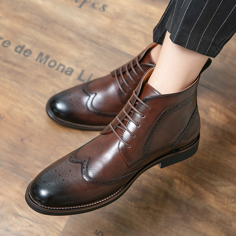 Breathable Leisure Leather Men's Shoes