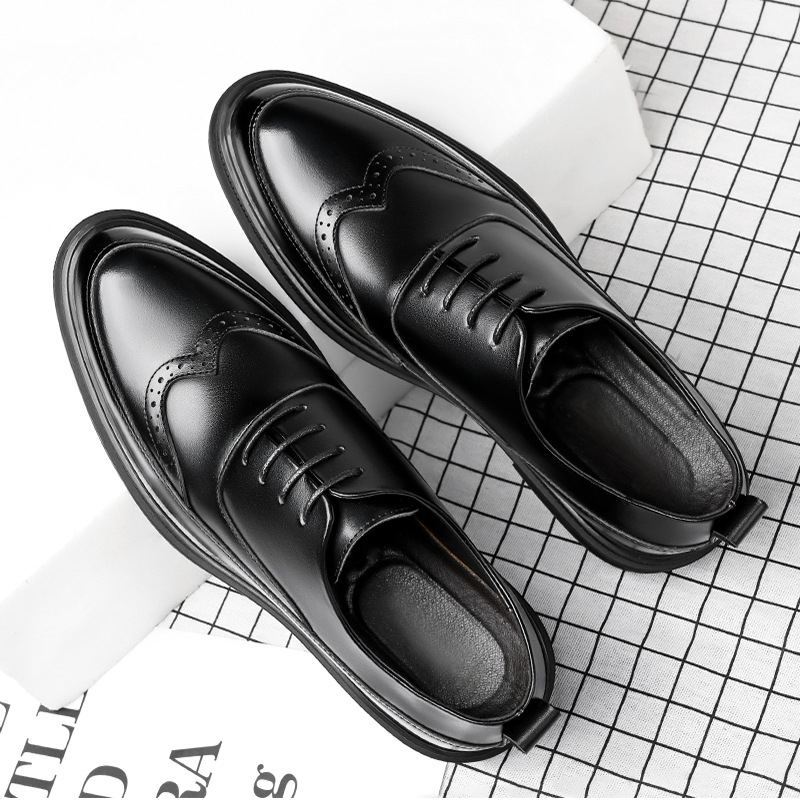 Sophisticated Brogue Detail Formal Shoes