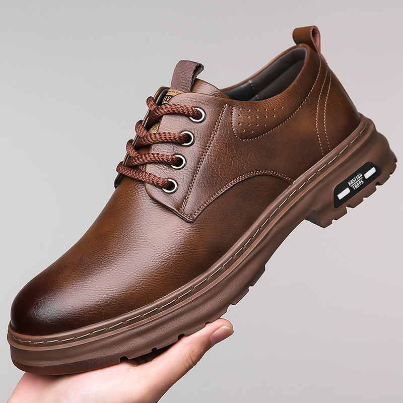 Genuine Leather Versatile Men's Leather Shoes